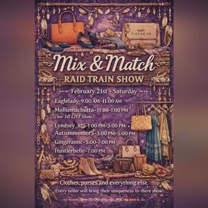 Mix & Match Raid Train Flyer